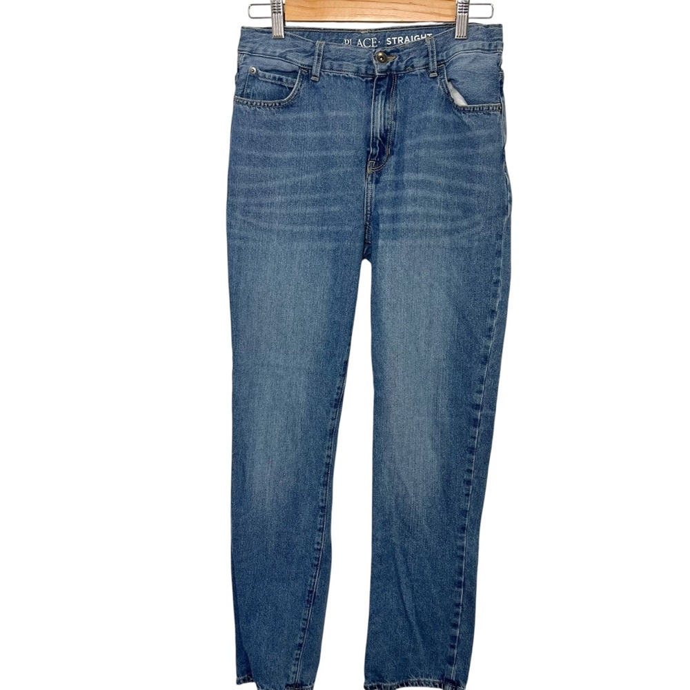 The Children's Place Straight Leg Jeans Size 18 Light Wash Denim